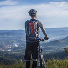 Cyclist on bike Juliana Cycling Tours